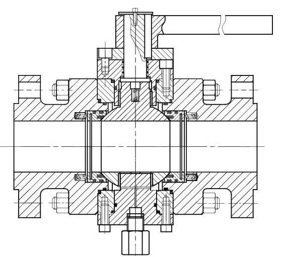 固定球球閥結構