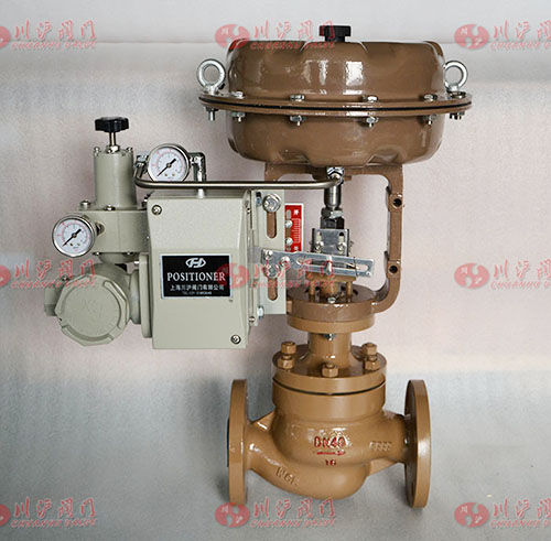 氣動調節閥實物圖