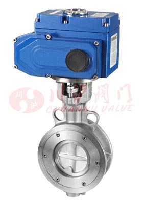 D973H電動(dòng)對(duì)夾蝶閥