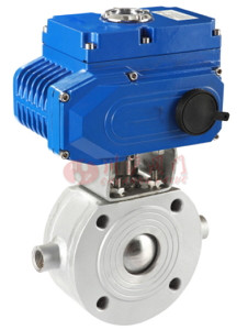 電動對夾保溫球閥