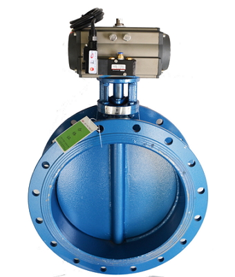 D641W_碳鋼氣動通風蝶閥_川滬閥門