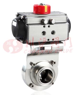 氣動衛生級蝶閥