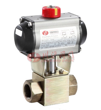 氣動高壓內螺紋球閥