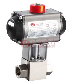 氣動高壓內螺紋球閥