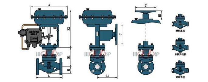 氣動套筒調節(jié)閥結構圖