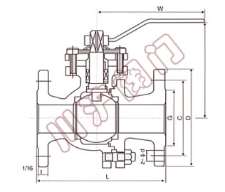 日標球閥結構圖