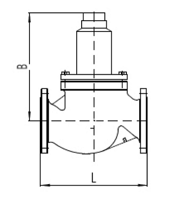 頂裝活塞壓力調節閥結構圖