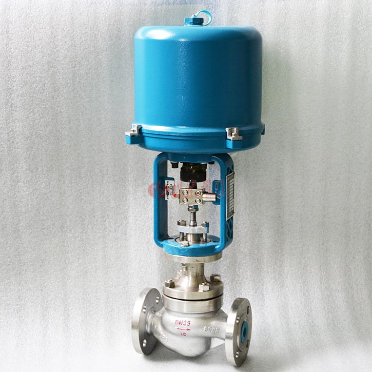 不銹鋼單座調節閥實物圖