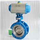 氣動三偏心蝶閥