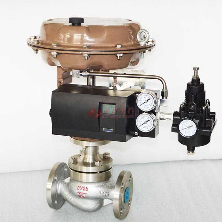 智能型氣動調節閥實物圖